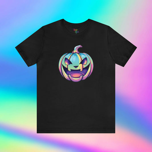 Pastel Jag-o-Lantern Unisex Jersey Short Sleeve Tee - Driftless Enchantments