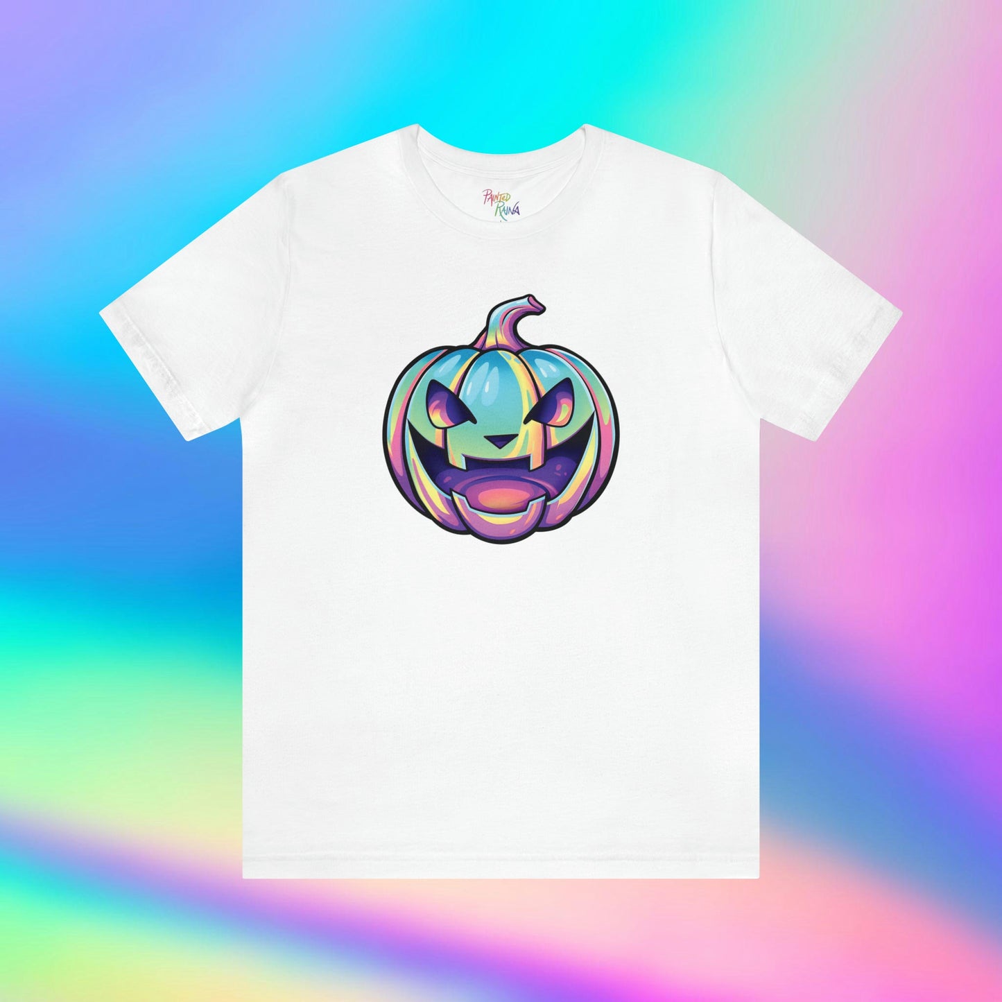 Pastel Jag-o-Lantern Unisex Jersey Short Sleeve Tee - Driftless Enchantments