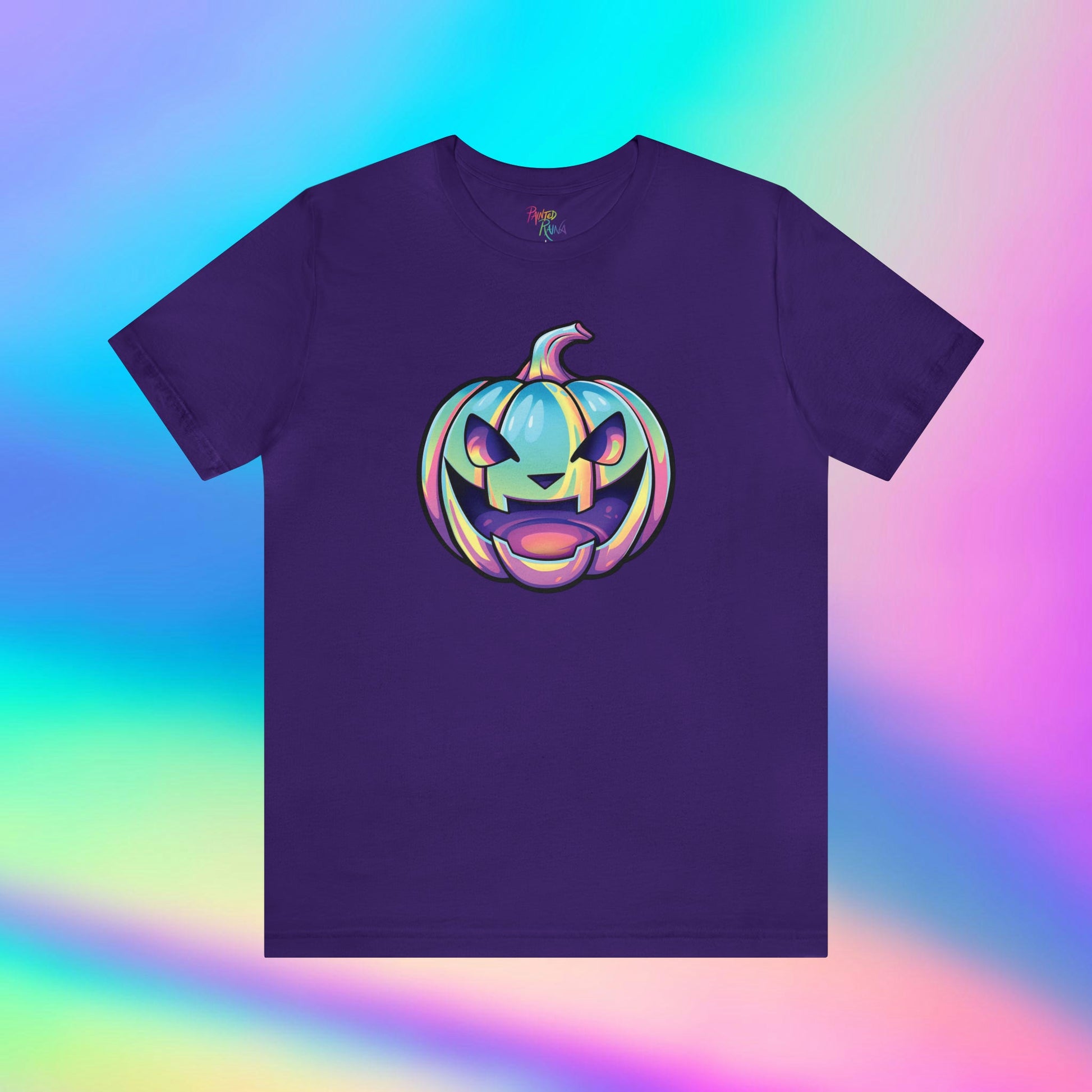 Pastel Jag-o-Lantern Unisex Jersey Short Sleeve Tee - Driftless Enchantments