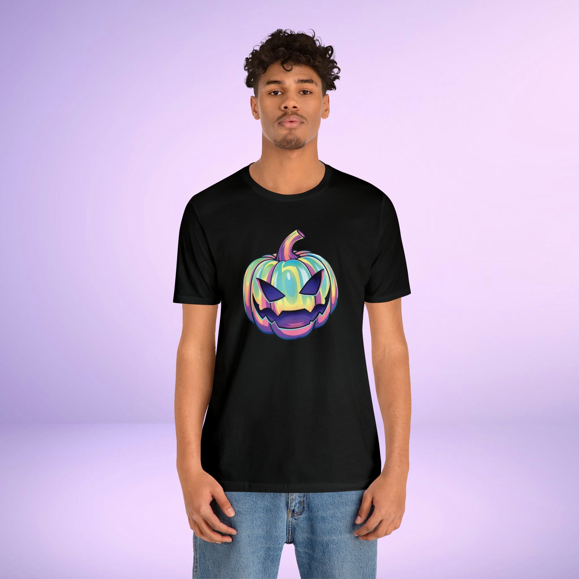 Pastel Joke-o-Lantern Unisex Jersey Short Sleeve Tee - Driftless Enchantments