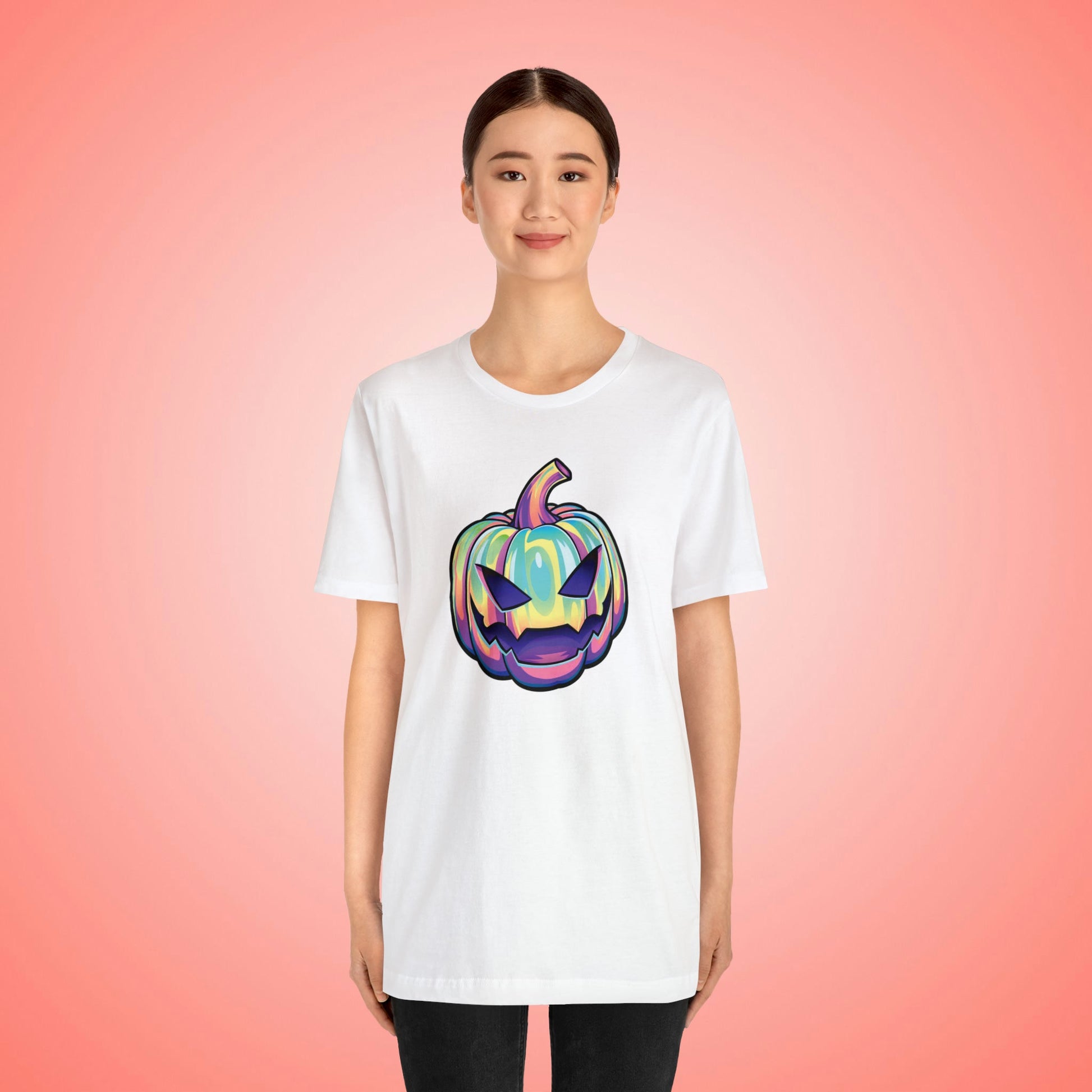 Pastel Joke-o-Lantern Unisex Jersey Short Sleeve Tee - Driftless Enchantments