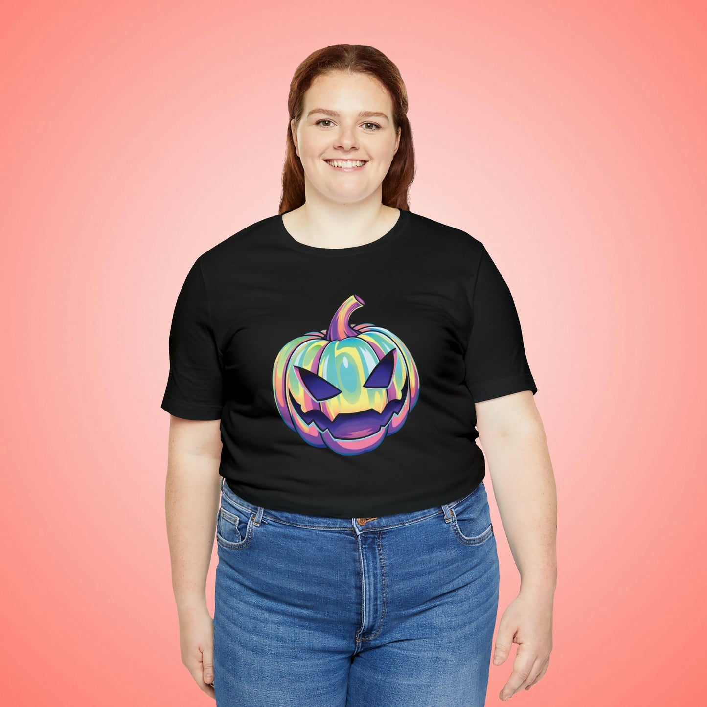Pastel Joke-o-Lantern Unisex Jersey Short Sleeve Tee - Driftless Enchantments