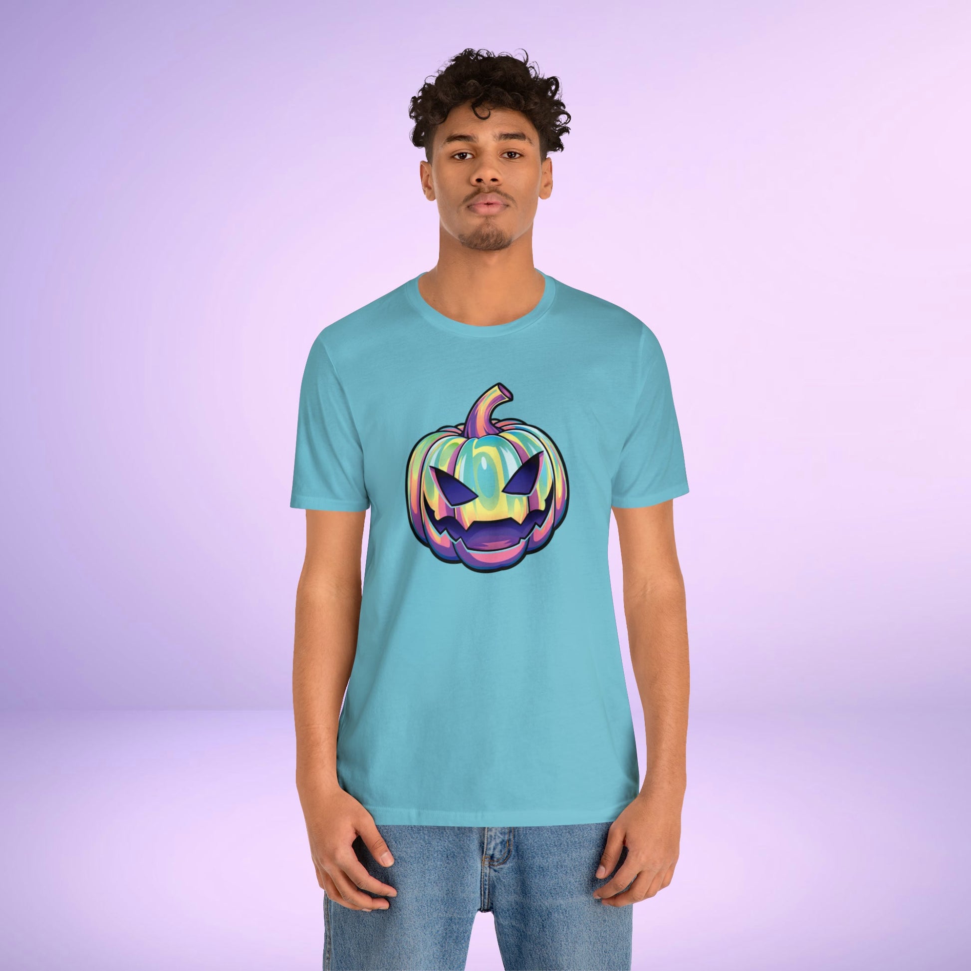Pastel Joke-o-Lantern Unisex Jersey Short Sleeve Tee - Driftless Enchantments