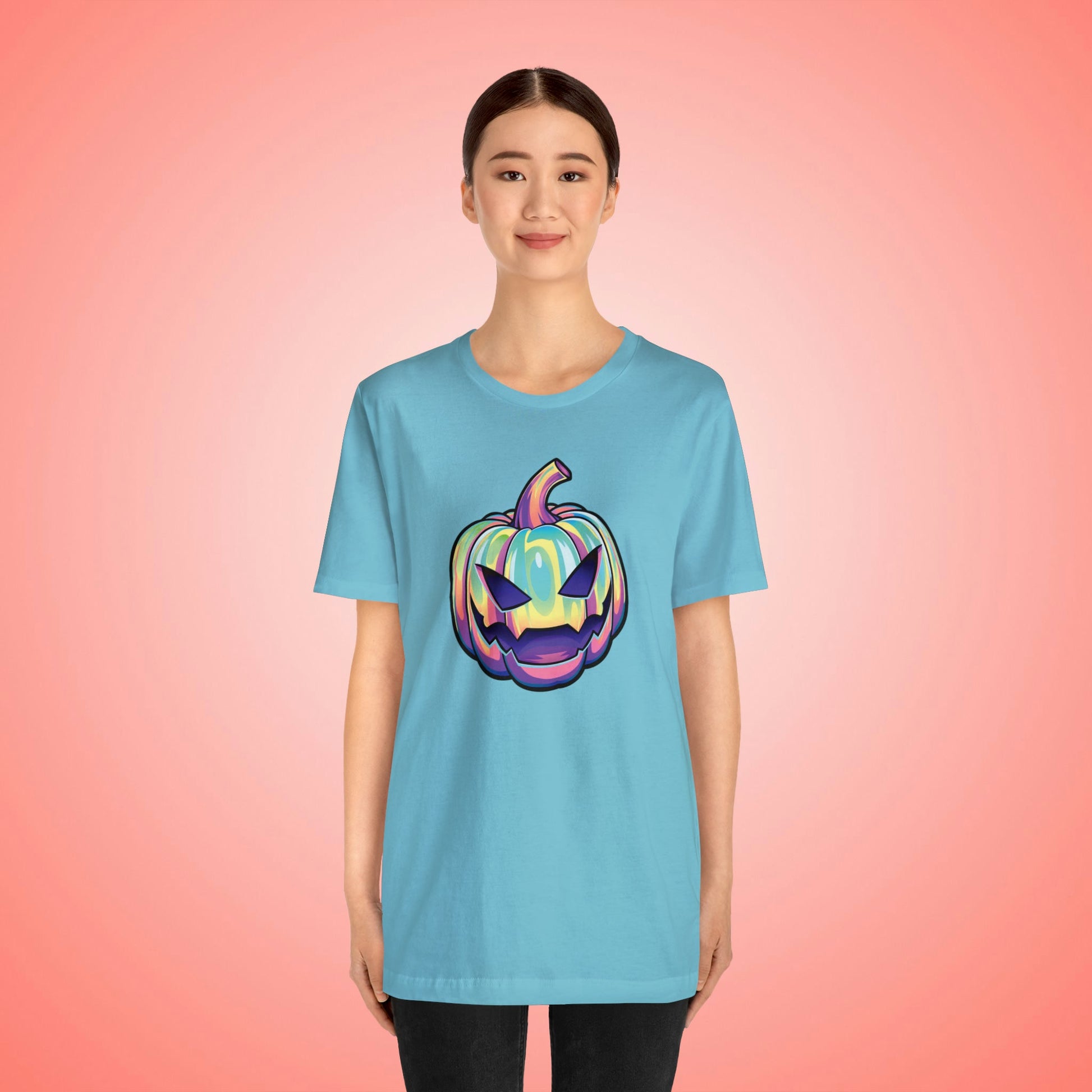 Pastel Joke-o-Lantern Unisex Jersey Short Sleeve Tee - Driftless Enchantments