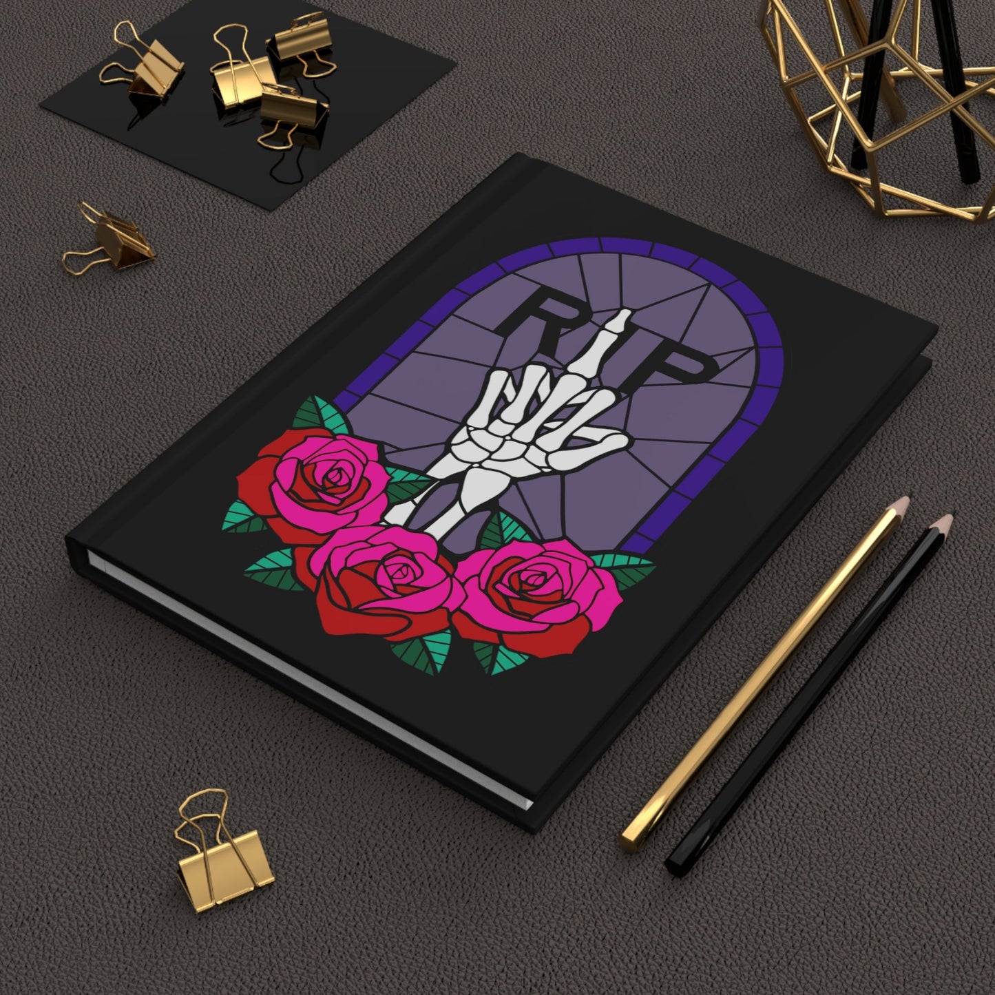 Rest in Pieces Hardcover Journal - Driftless Enchantments