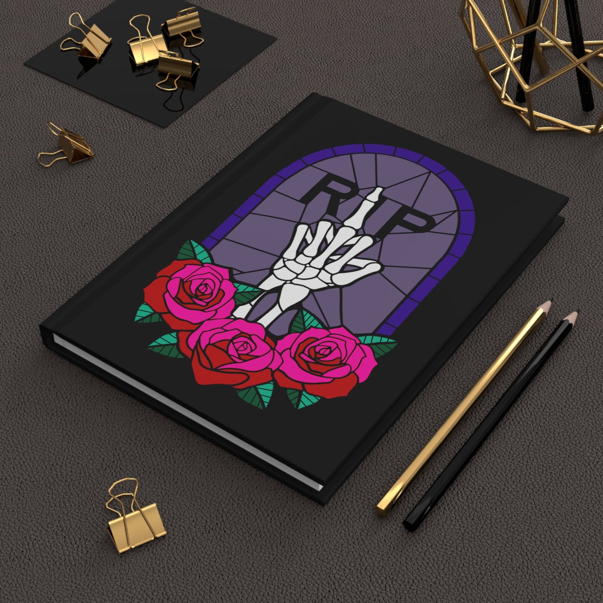 Rest in Pieces Hardcover Journal - Driftless Enchantments