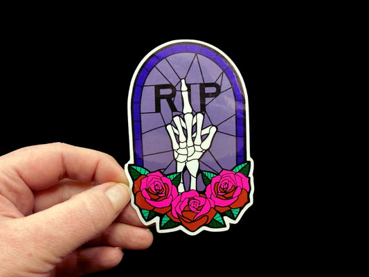 Rest in Pieces Premium Glossy Sticker - Driftless Enchantments