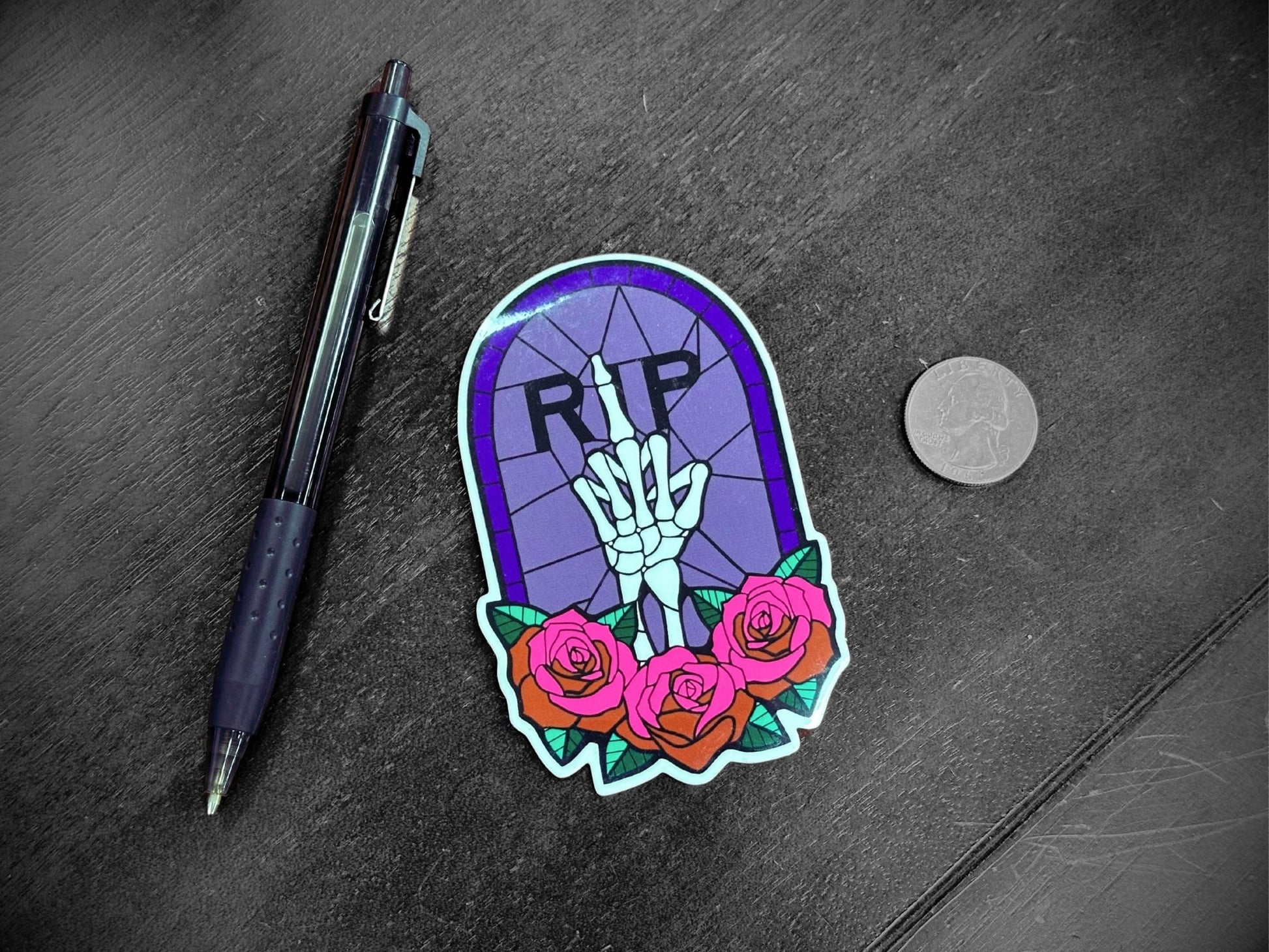 Rest in Pieces Premium Glossy Sticker - Driftless Enchantments