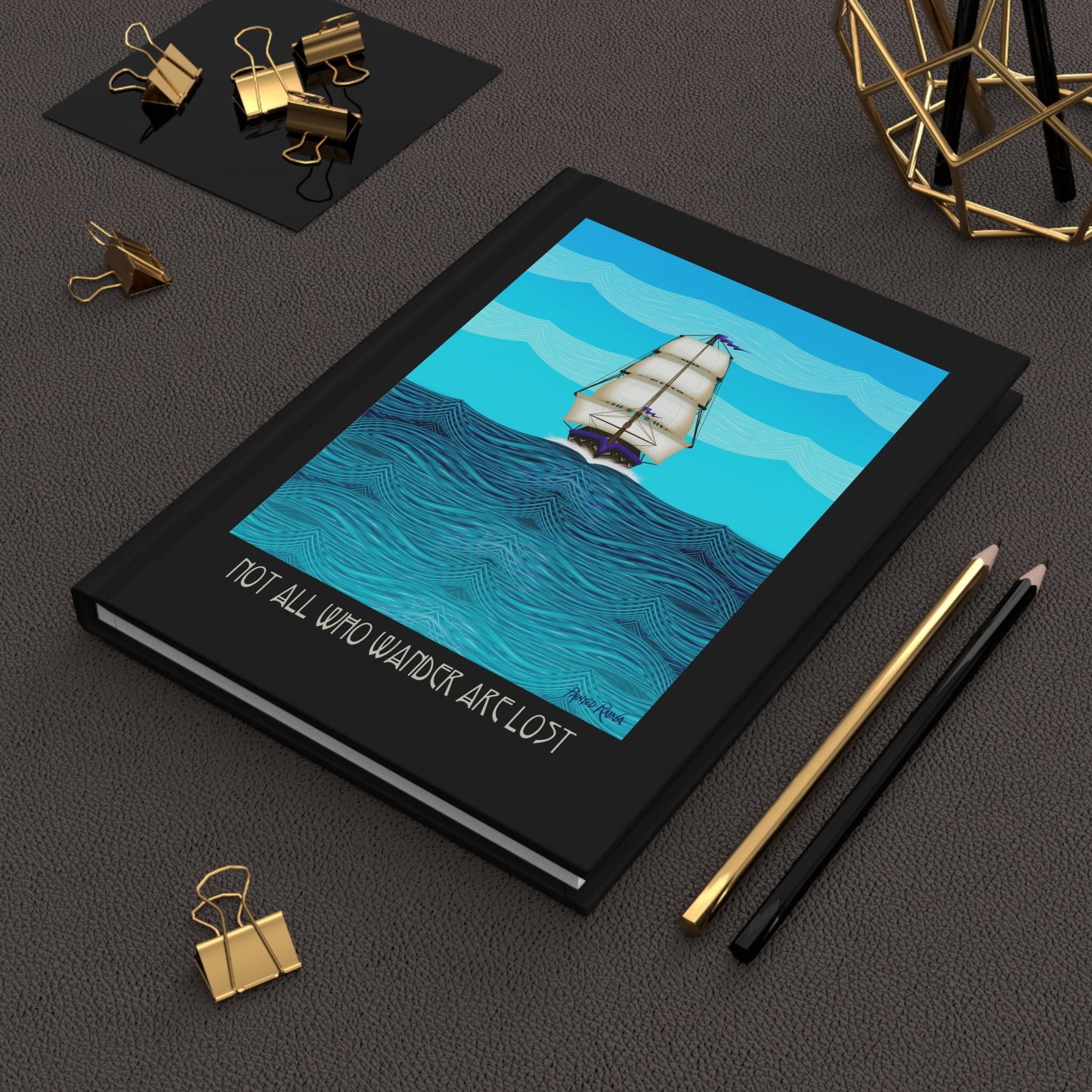 Ship in the Sunlight Hardcover Journal - Driftless Enchantments