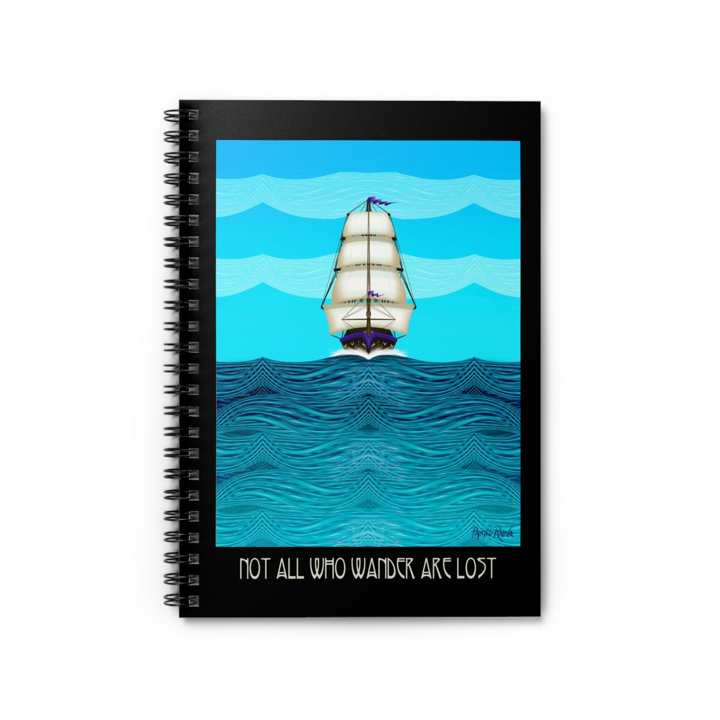 Ship in the Sunlight - Spiral Notebook - Driftless Enchantments