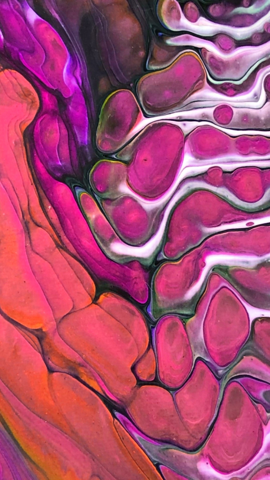 Smart Phone Wallpaper (Digital Download) - "Tidepool" - Berry - Driftless Enchantments