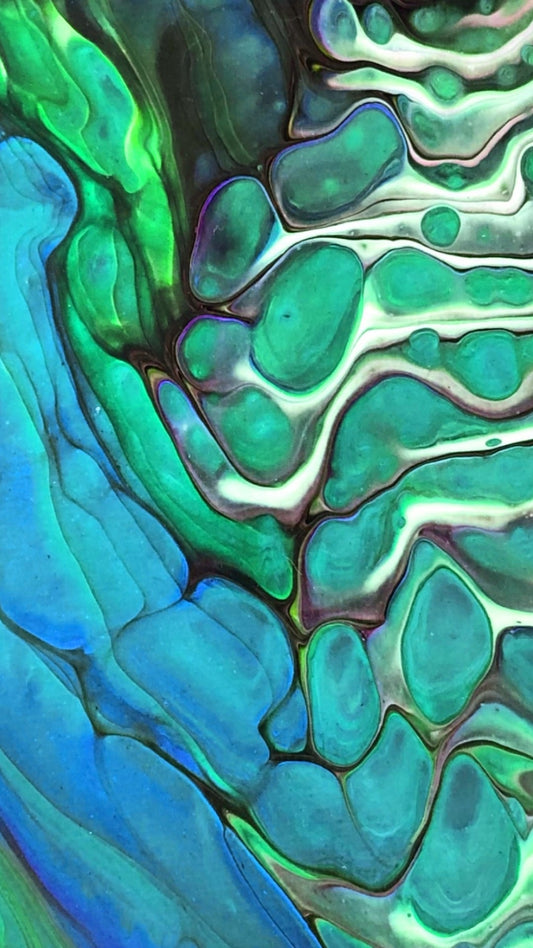 Smart Phone Wallpaper (Digital Download) - "Tidepool" - Green - Driftless Enchantments