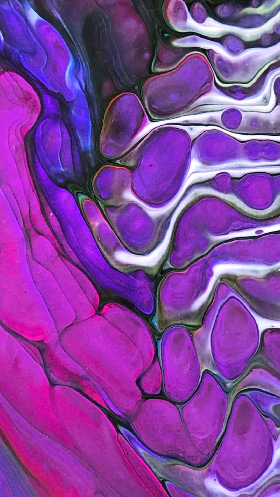 Smart Phone Wallpaper (Digital Download) - "Tidepool" - Purple - Driftless Enchantments