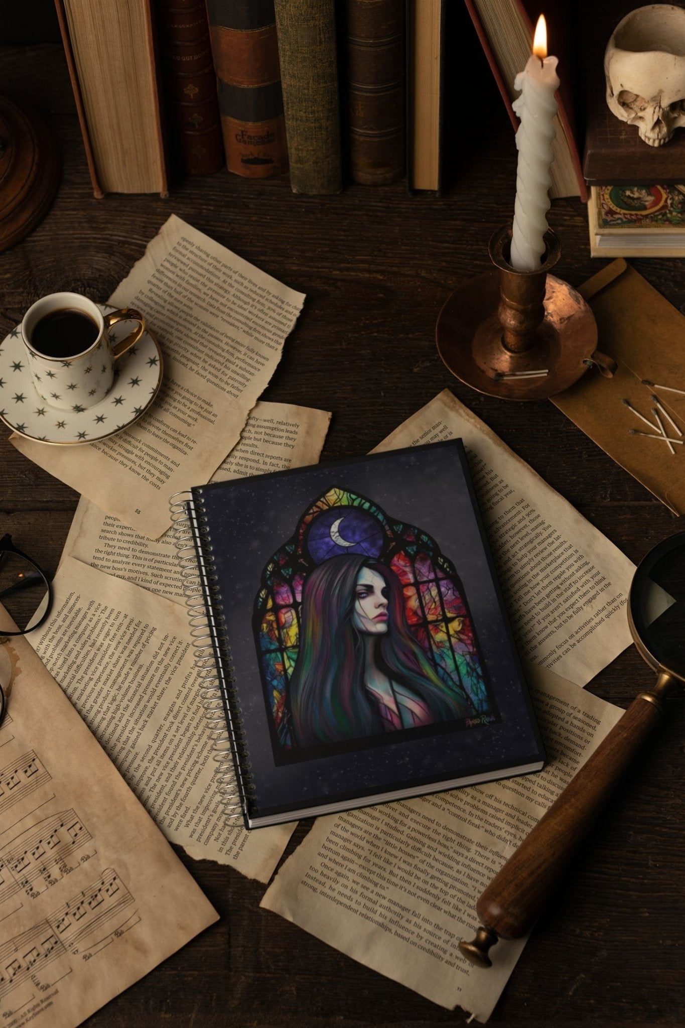 The Lady Awaits - Spiral Notebook - Driftless Enchantments