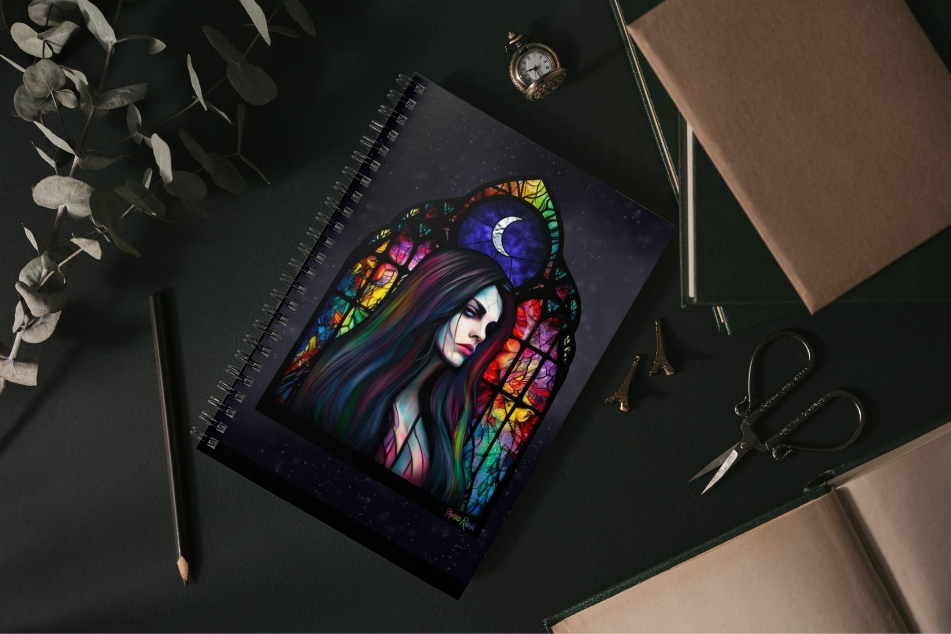 The Lady Awaits - Spiral Notebook - Driftless Enchantments