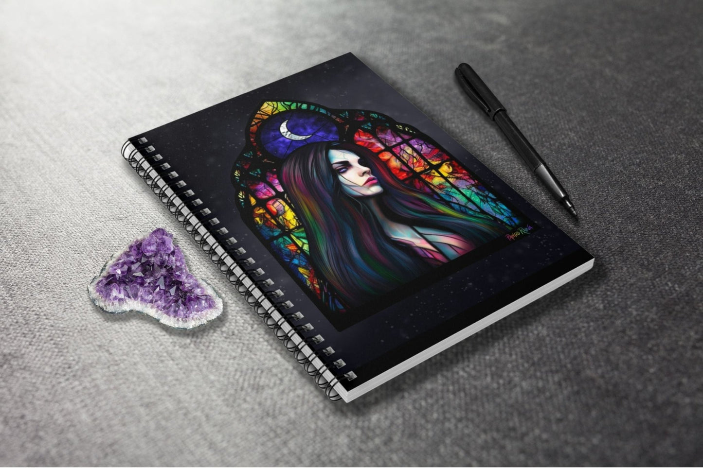 The Lady Awaits - Spiral Notebook - Driftless Enchantments