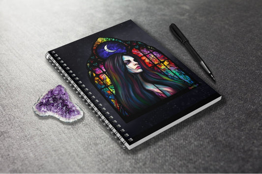 The Lady Awaits - Spiral Notebook - Driftless Enchantments