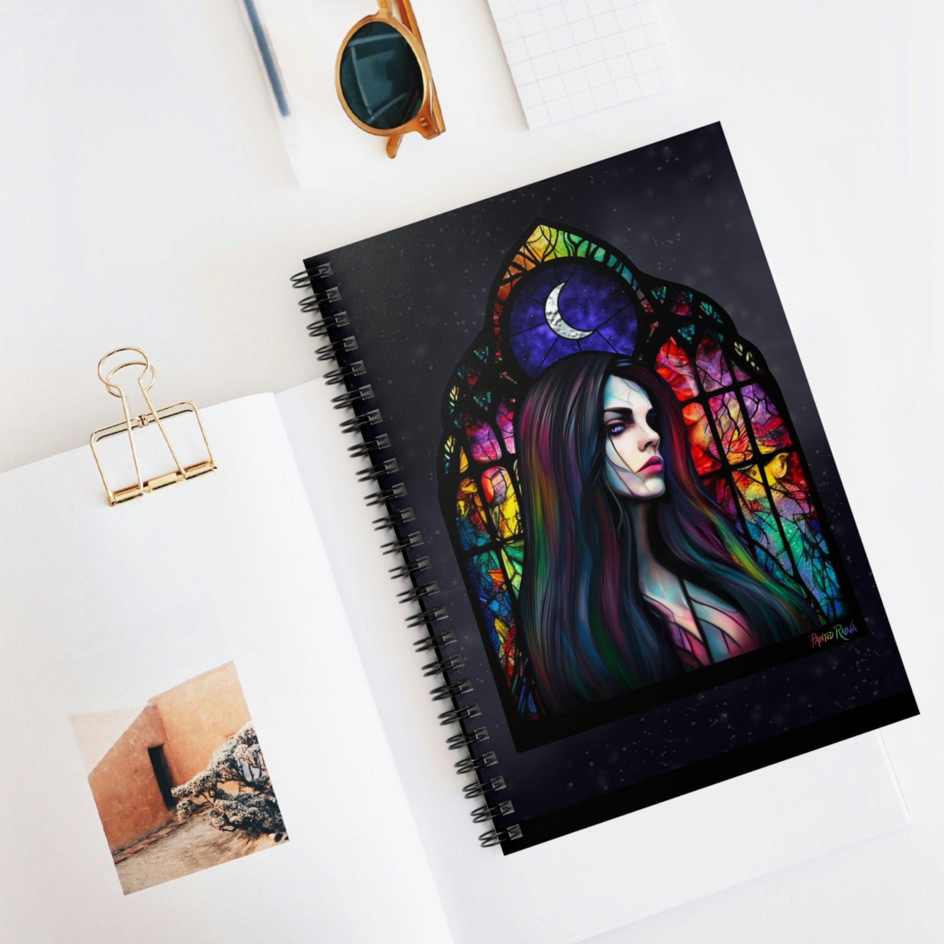 The Lady Awaits - Spiral Notebook - Driftless Enchantments