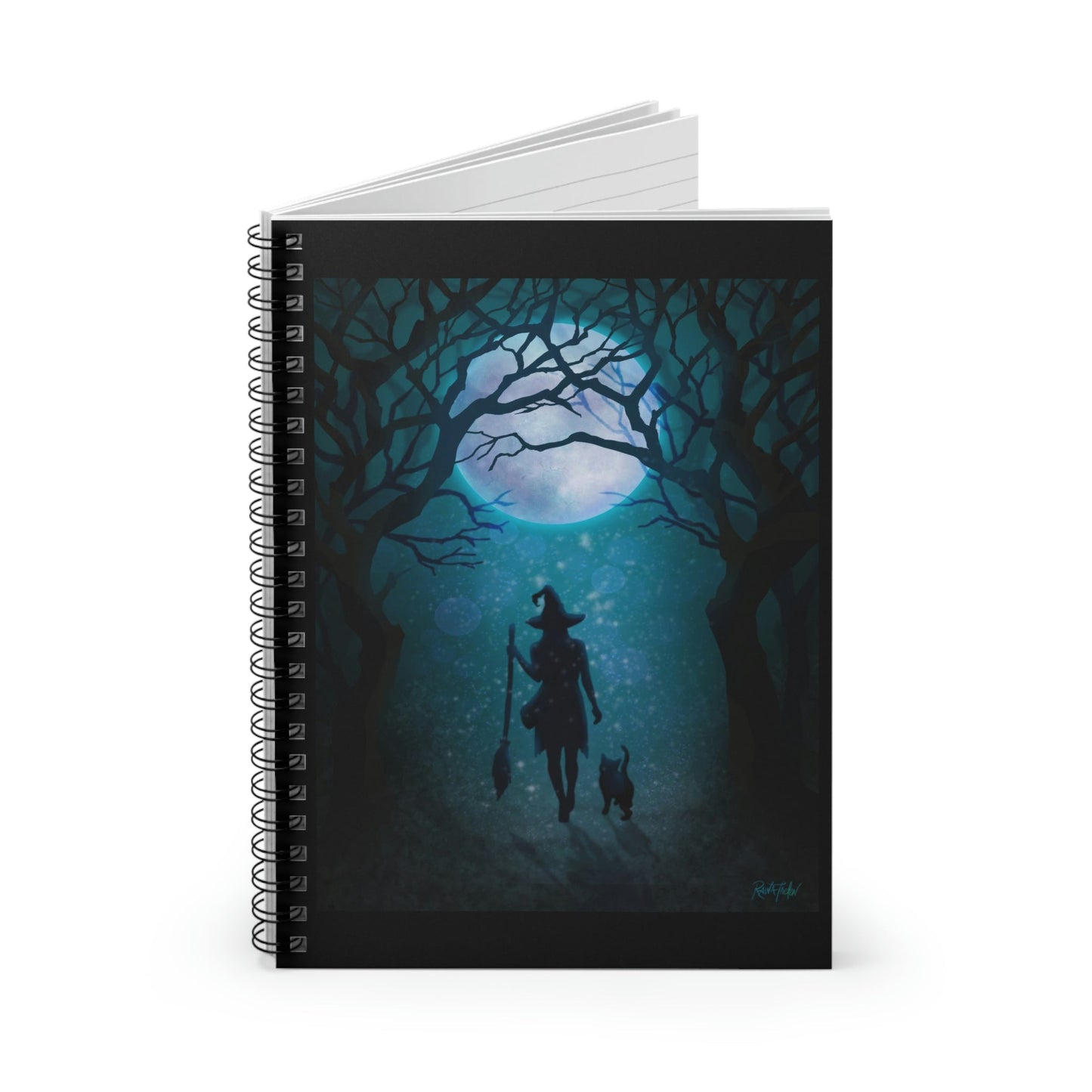 The Moon's Familiars - Spiral Notebook - Driftless Enchantments