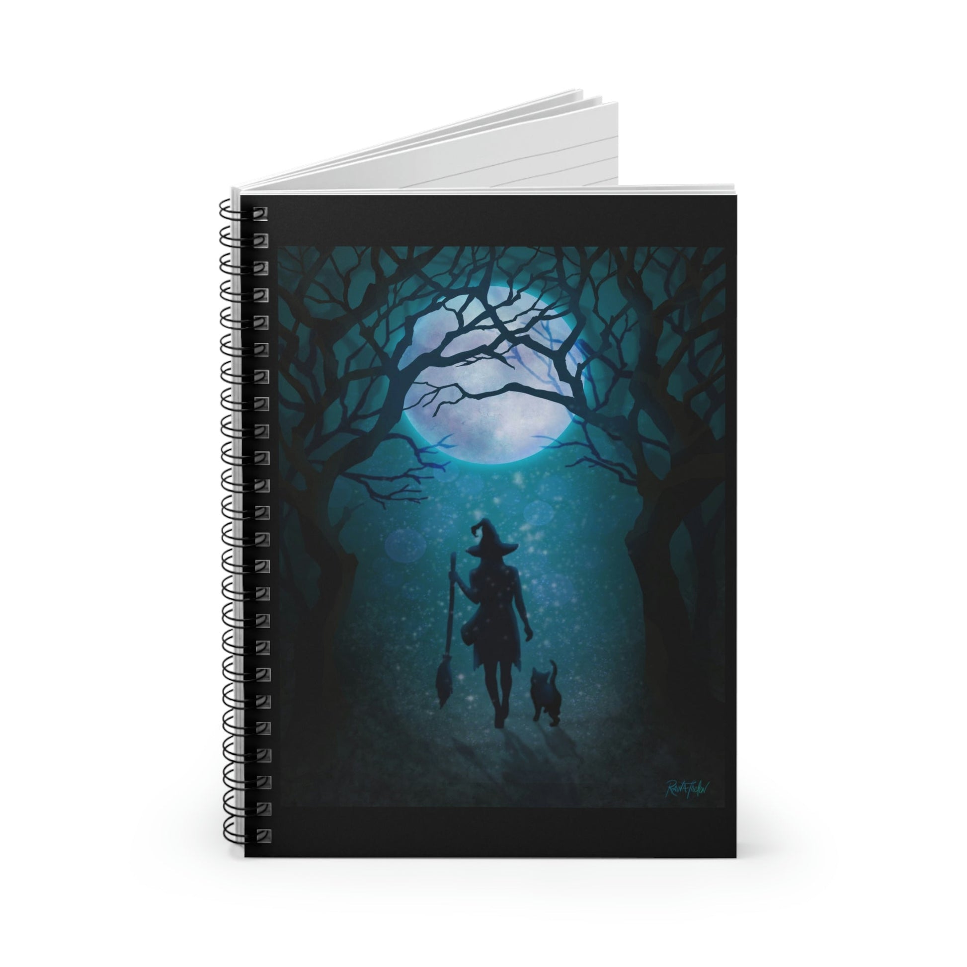 The Moon's Familiars - Spiral Notebook - Driftless Enchantments