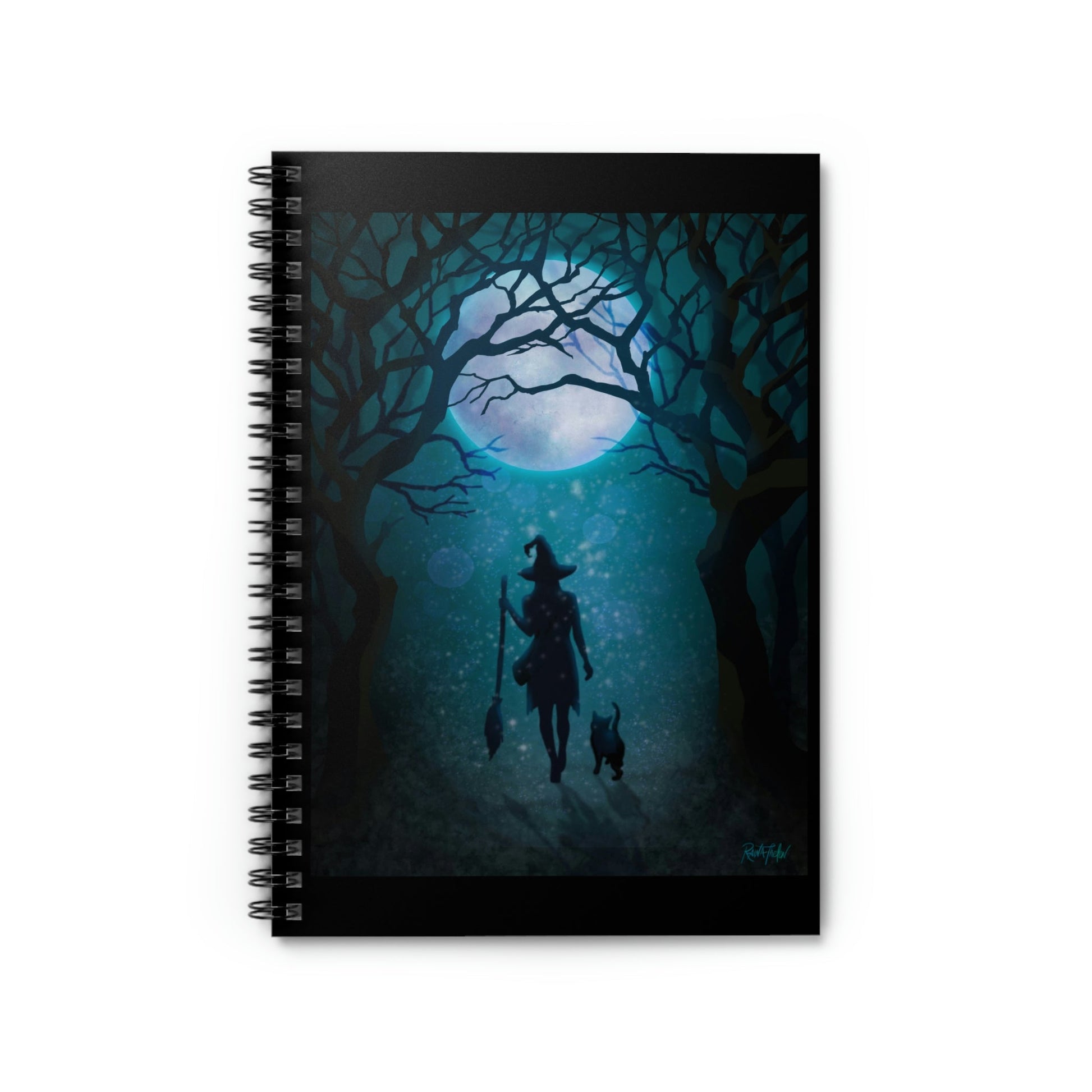 The Moon's Familiars - Spiral Notebook - Driftless Enchantments