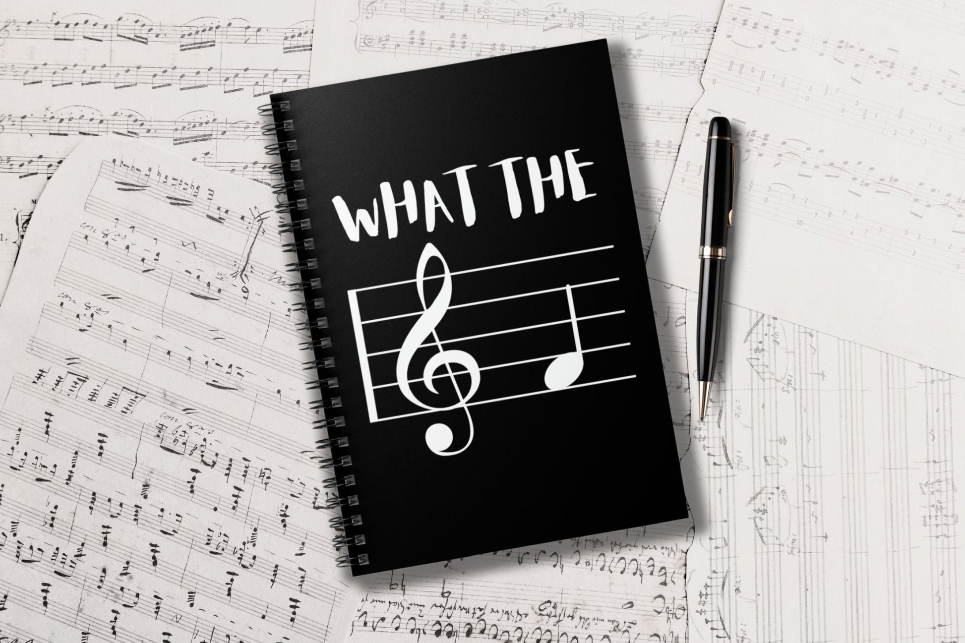 What the F Note - Spiral Notebook - Driftless Enchantments