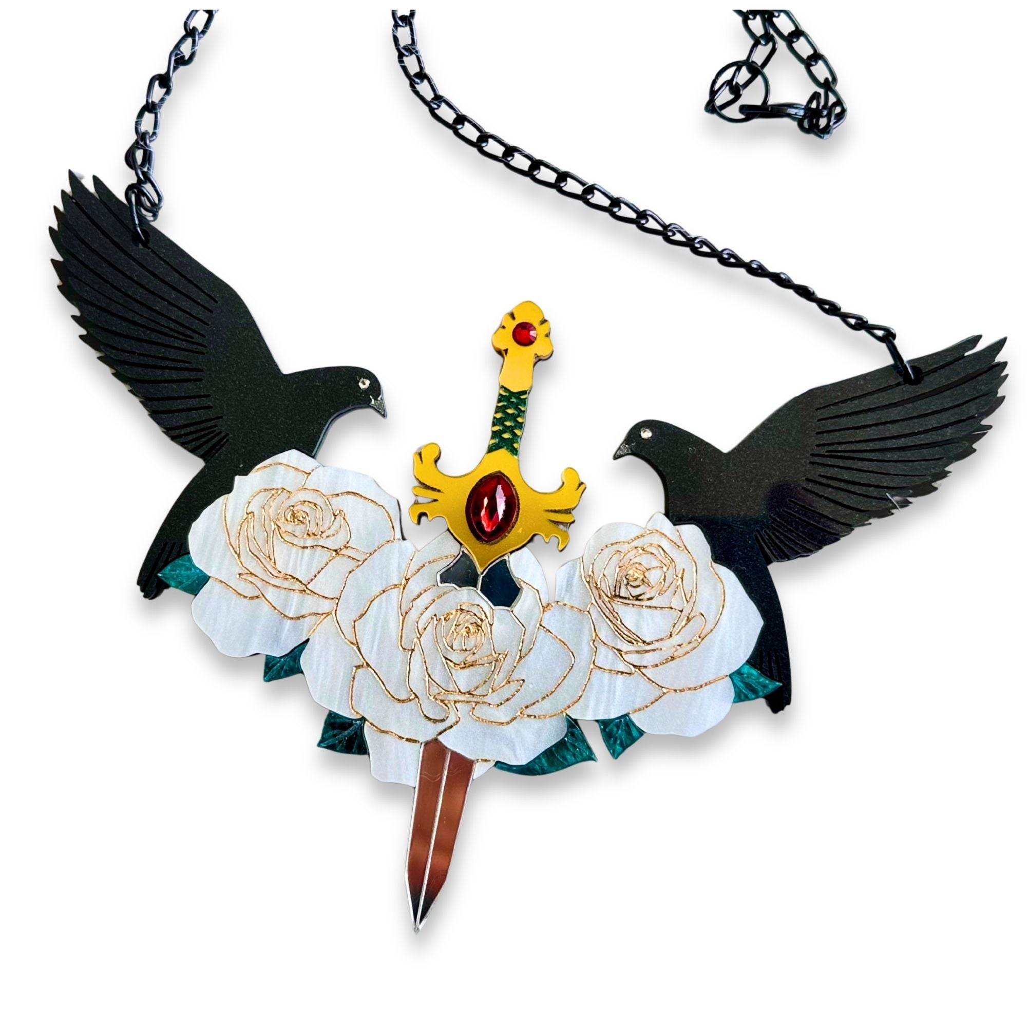 Statement Jewelry - Painted Raina