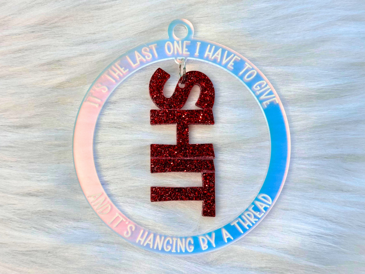 My Last Sh*t is Hanging by a Thread Ornament