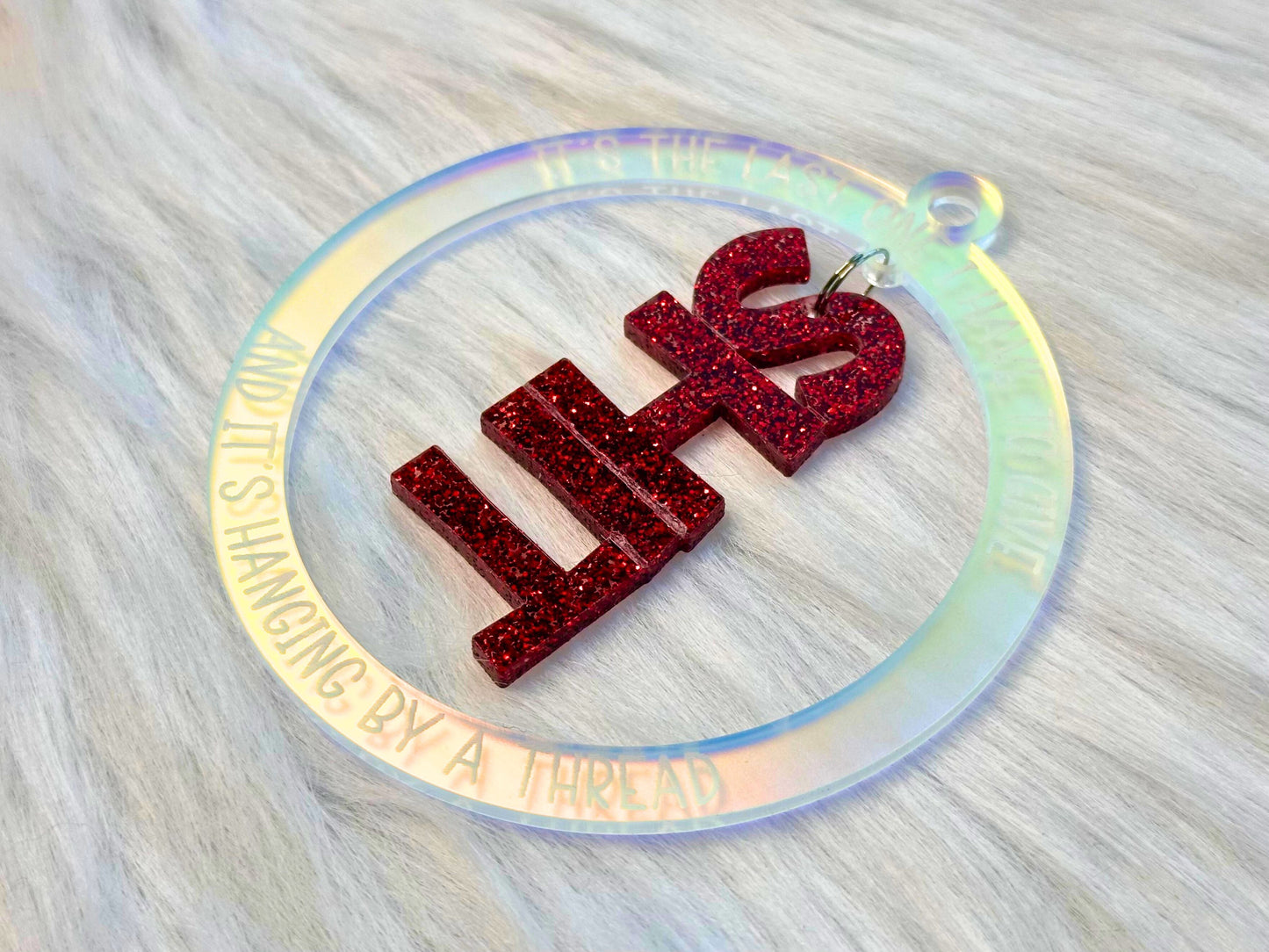 My Last Sh*t is Hanging by a Thread Ornament