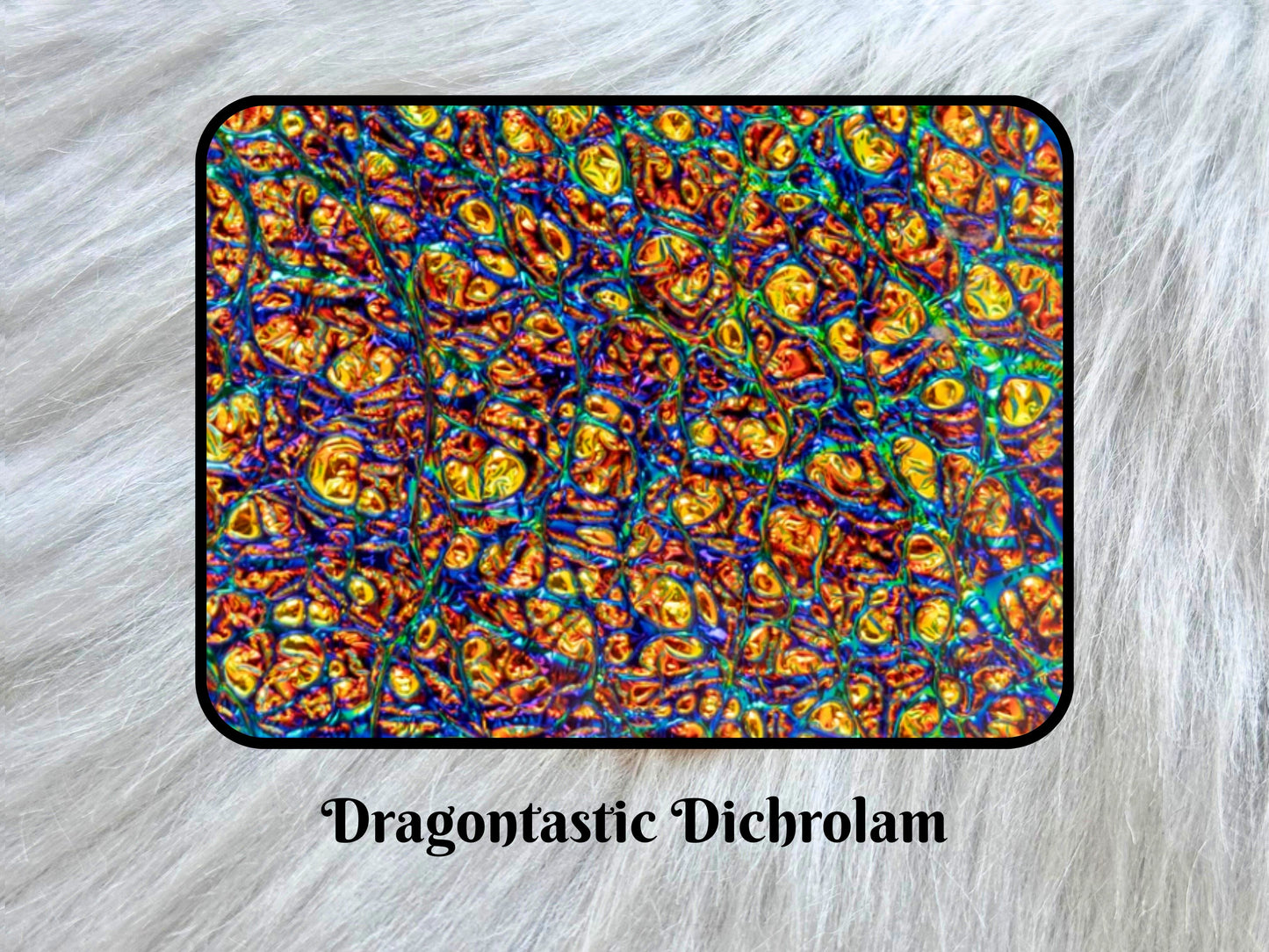 Prism Shield Earrings – Dragontastic Dichrolam & Black Acrylic
