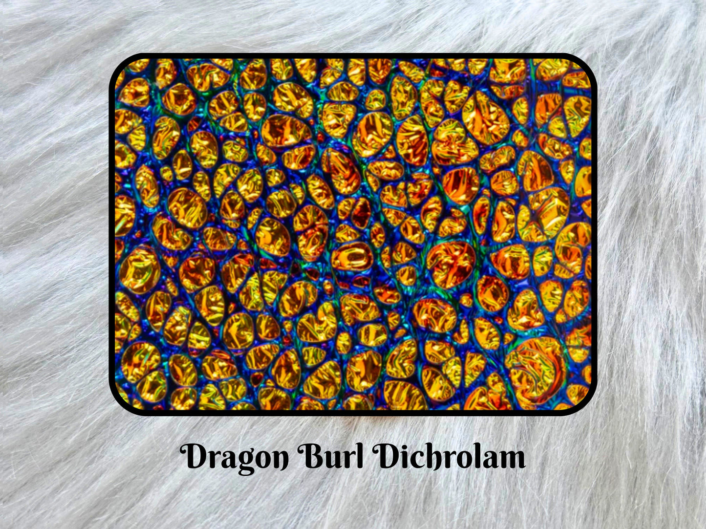 Prism Shield Earrings – Dragon Burl Dichrolam & Gold Mirror Acrylic