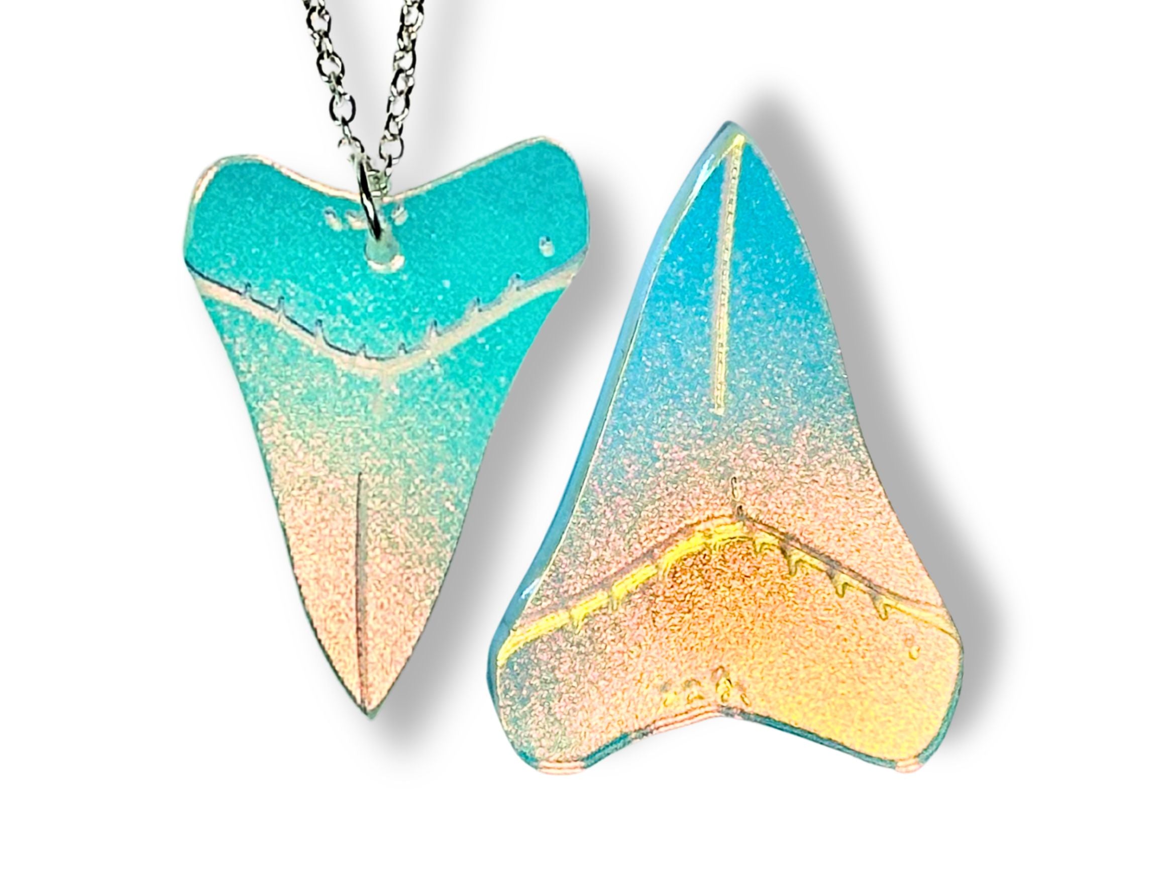 Anchor Shark Tooth Set | Iridescent Glow