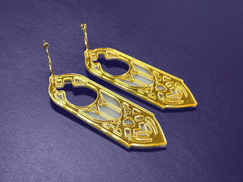 Arwen | Gold & White - Painted Raina