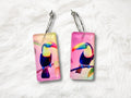 Colorful Toucan Earrings - Painted Raina