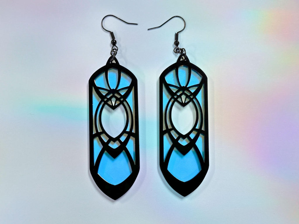 Eowyn | Black & Iridescent - Painted Raina