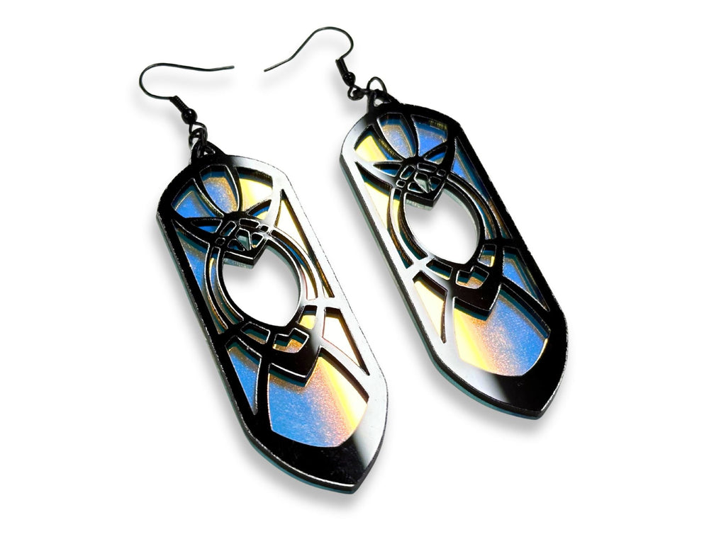 Eowyn | Black & Iridescent - Painted Raina