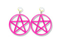 Glowing Pentagram Earrings