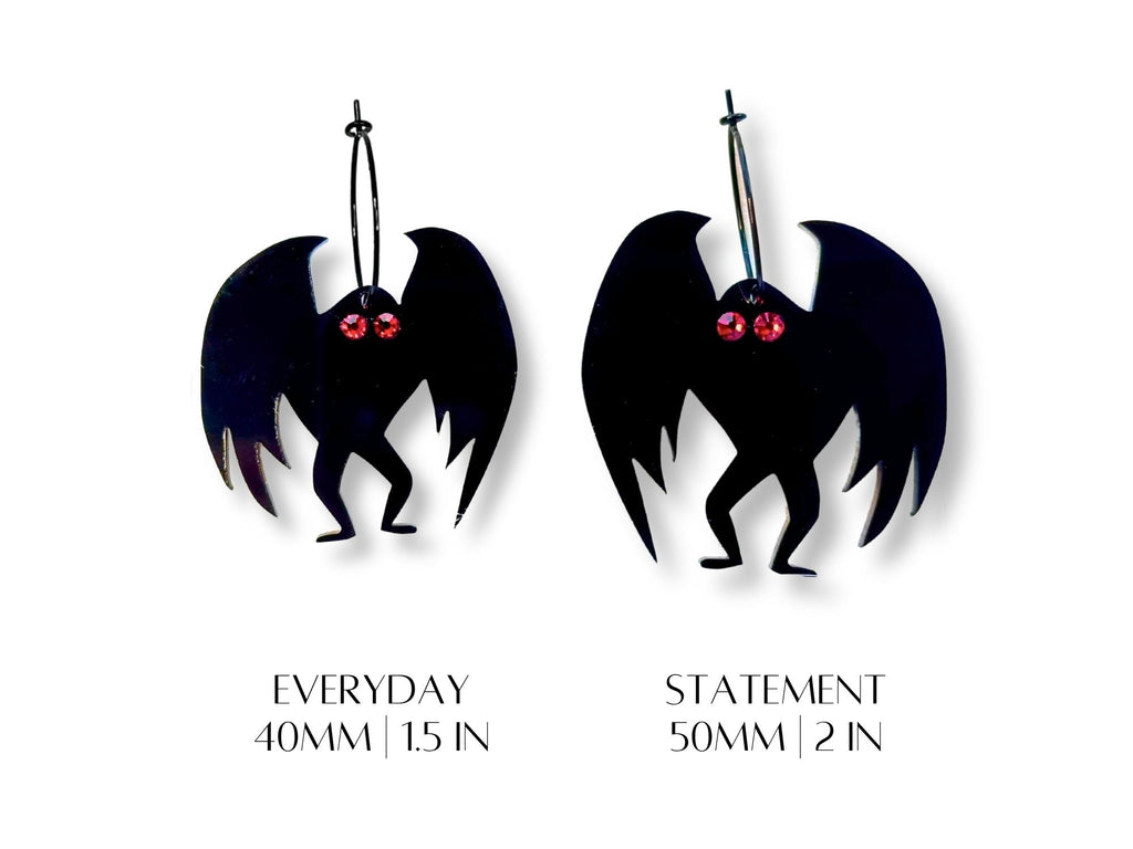 Mothman Earrings