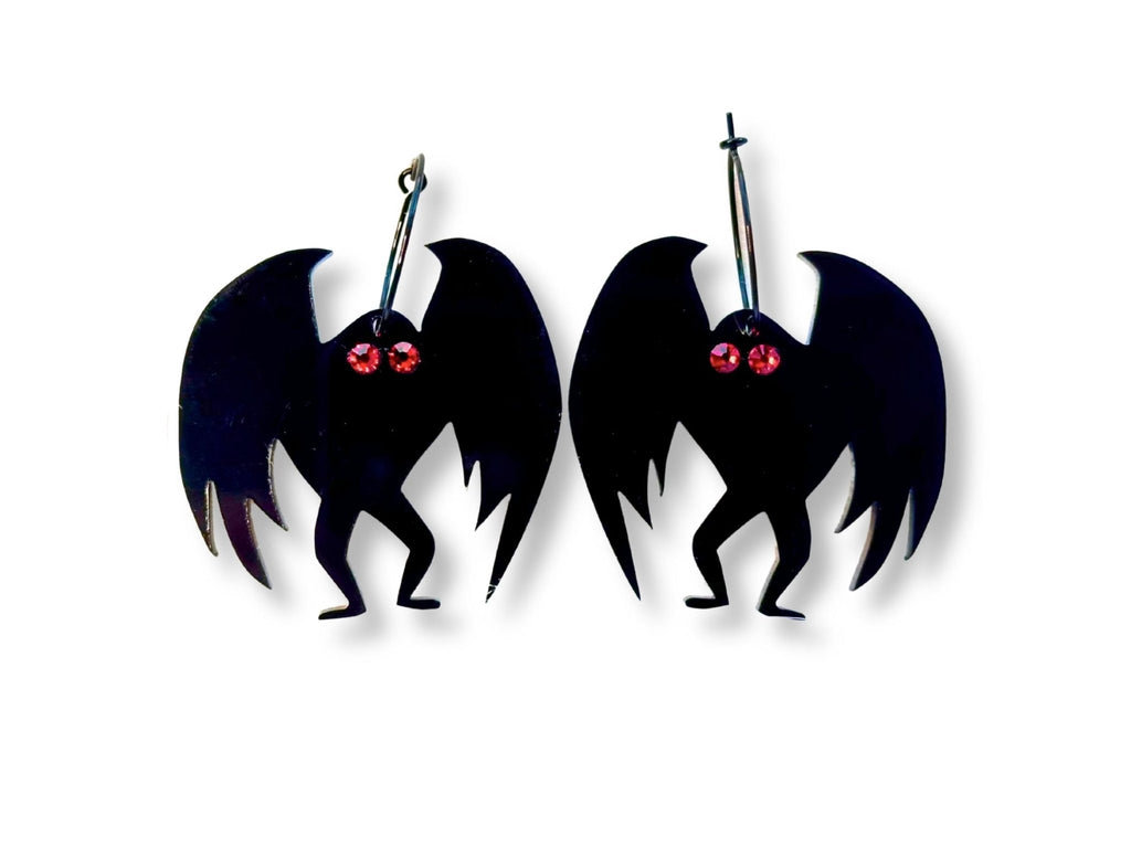 Mothman Earrings