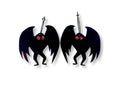 Mothman Earrings