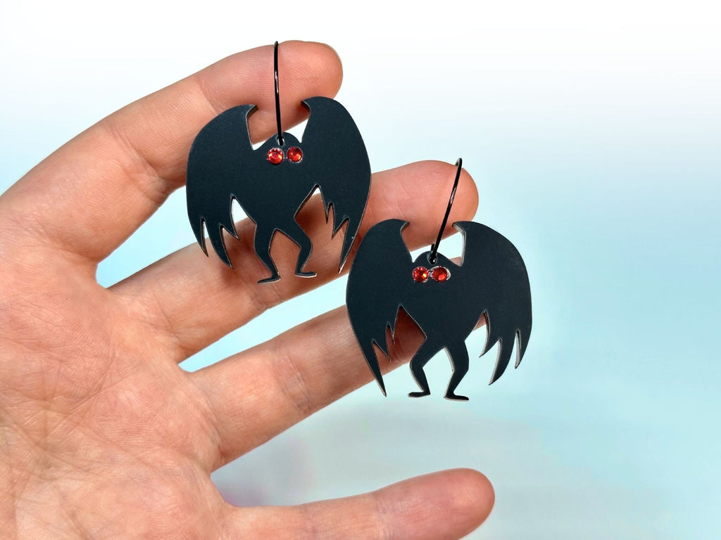 Mothman Earrings