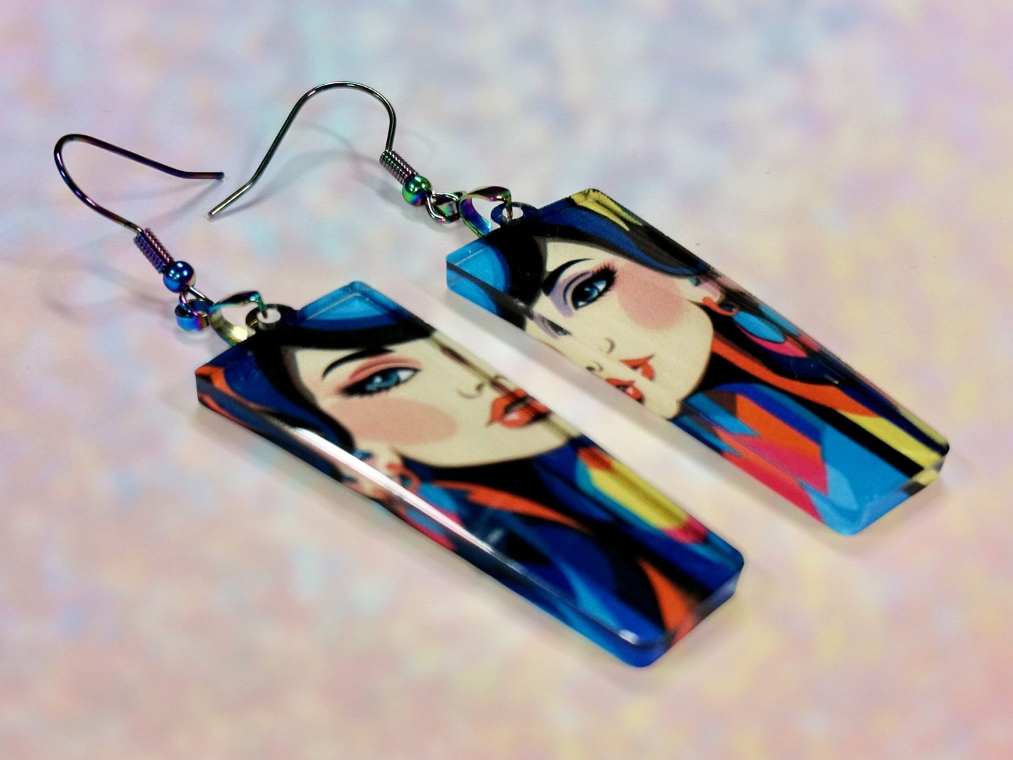 Painted Lady Earrings - Painted Raina