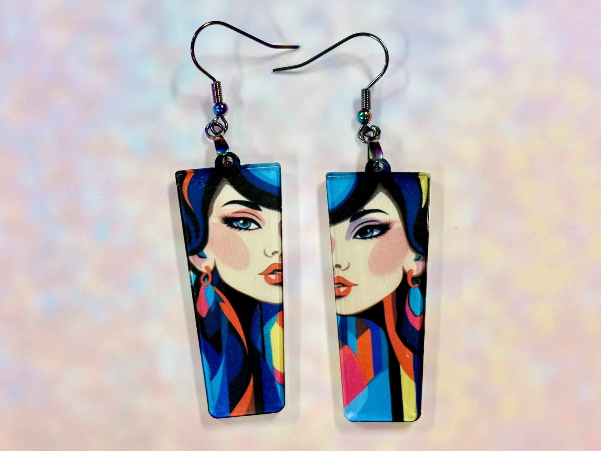 Painted Lady Earrings - Painted Raina