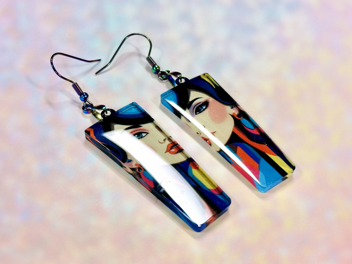 Painted Lady Earrings - Painted Raina