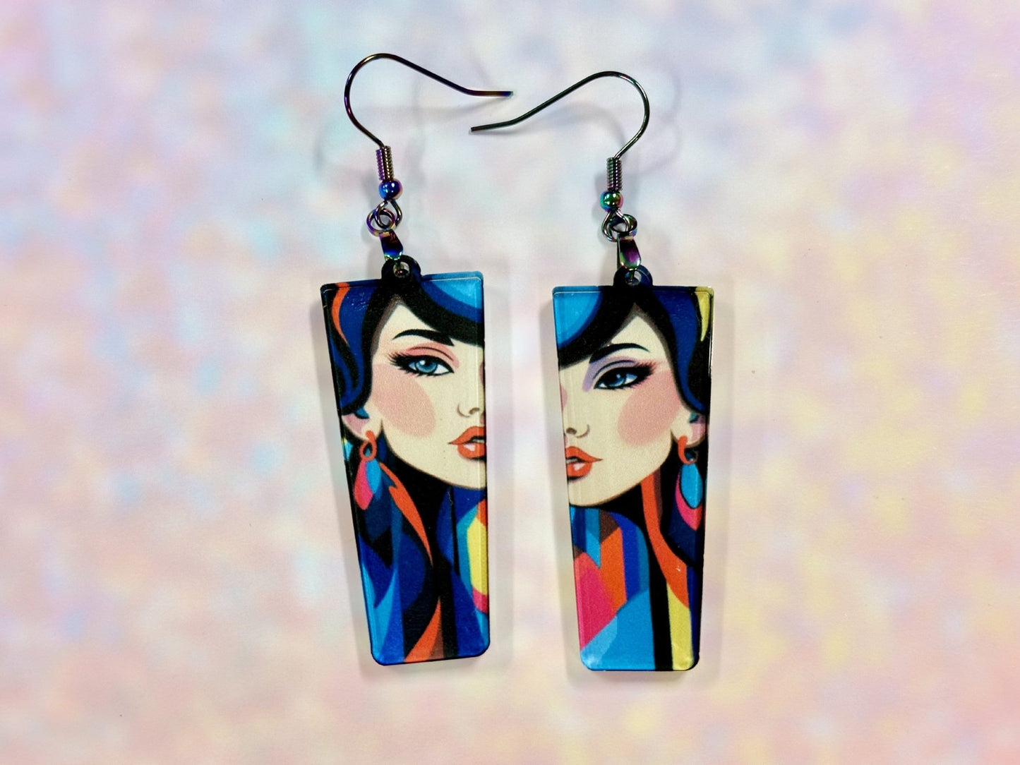 Painted Lady Earrings - Painted Raina