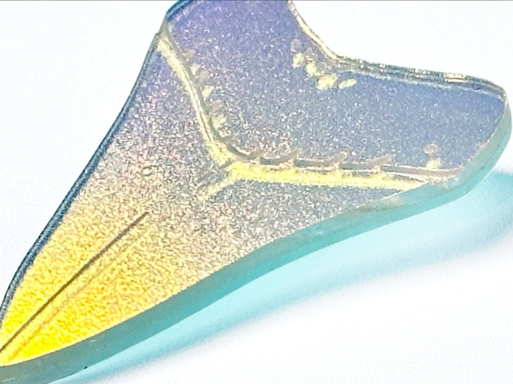 Shark Tooth Brooch | Iridescent Glow