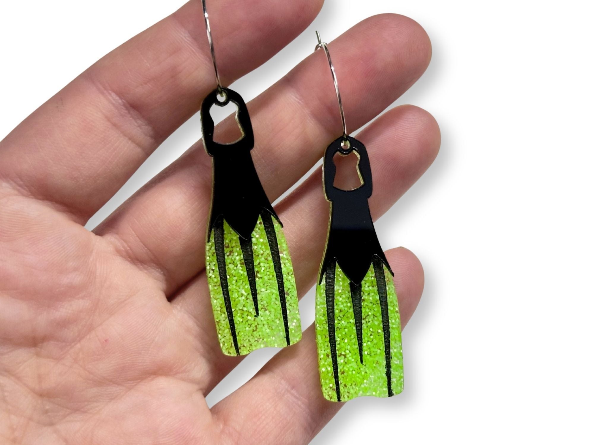 Swim Fin Earrings