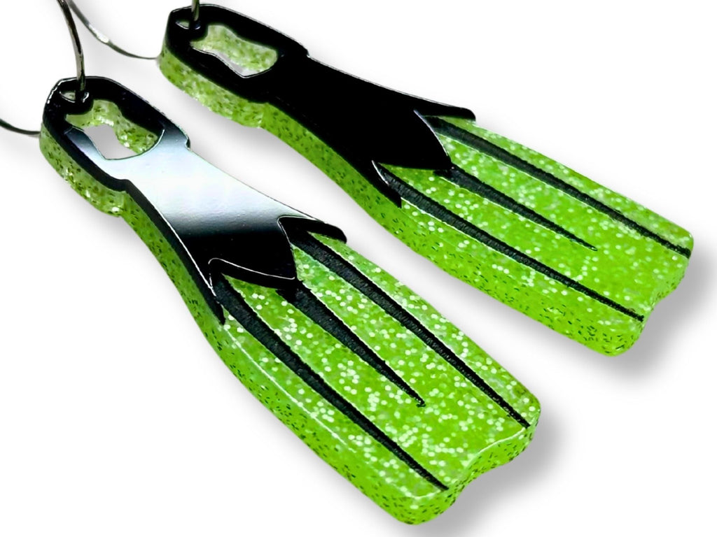 Swim Fin Earrings