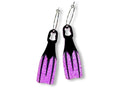 Swim Fin Earrings