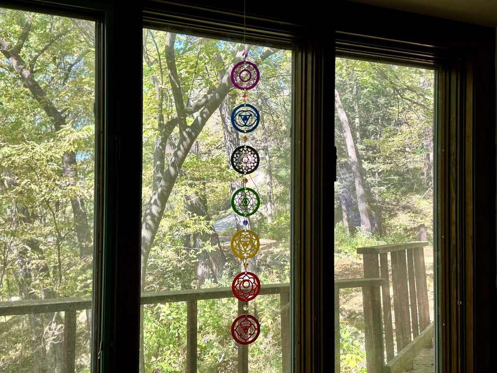 Crystal Chakra Suncatcher - Driftless Enchantments